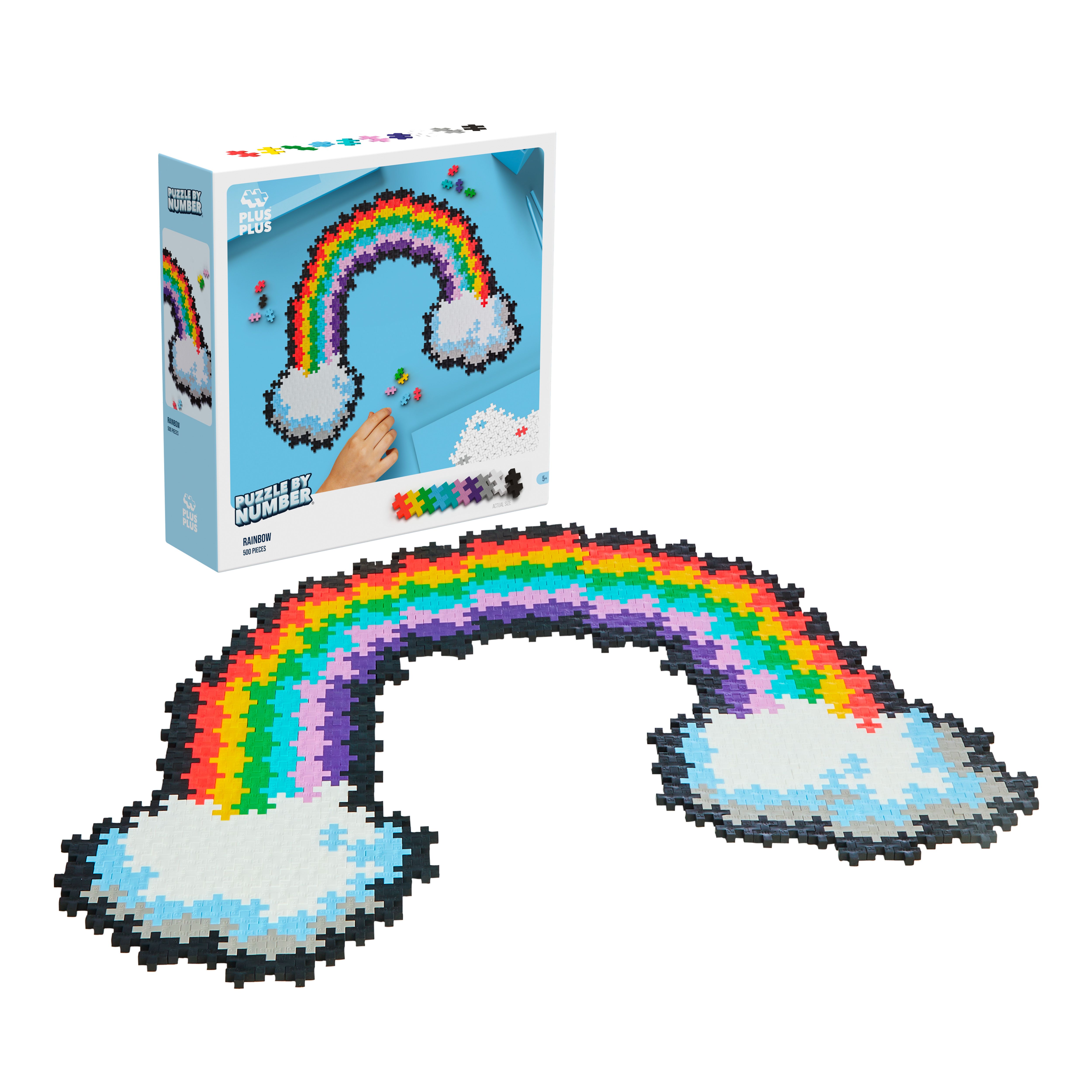 Puzzle l'arc en ciel 500 pcs plus plus