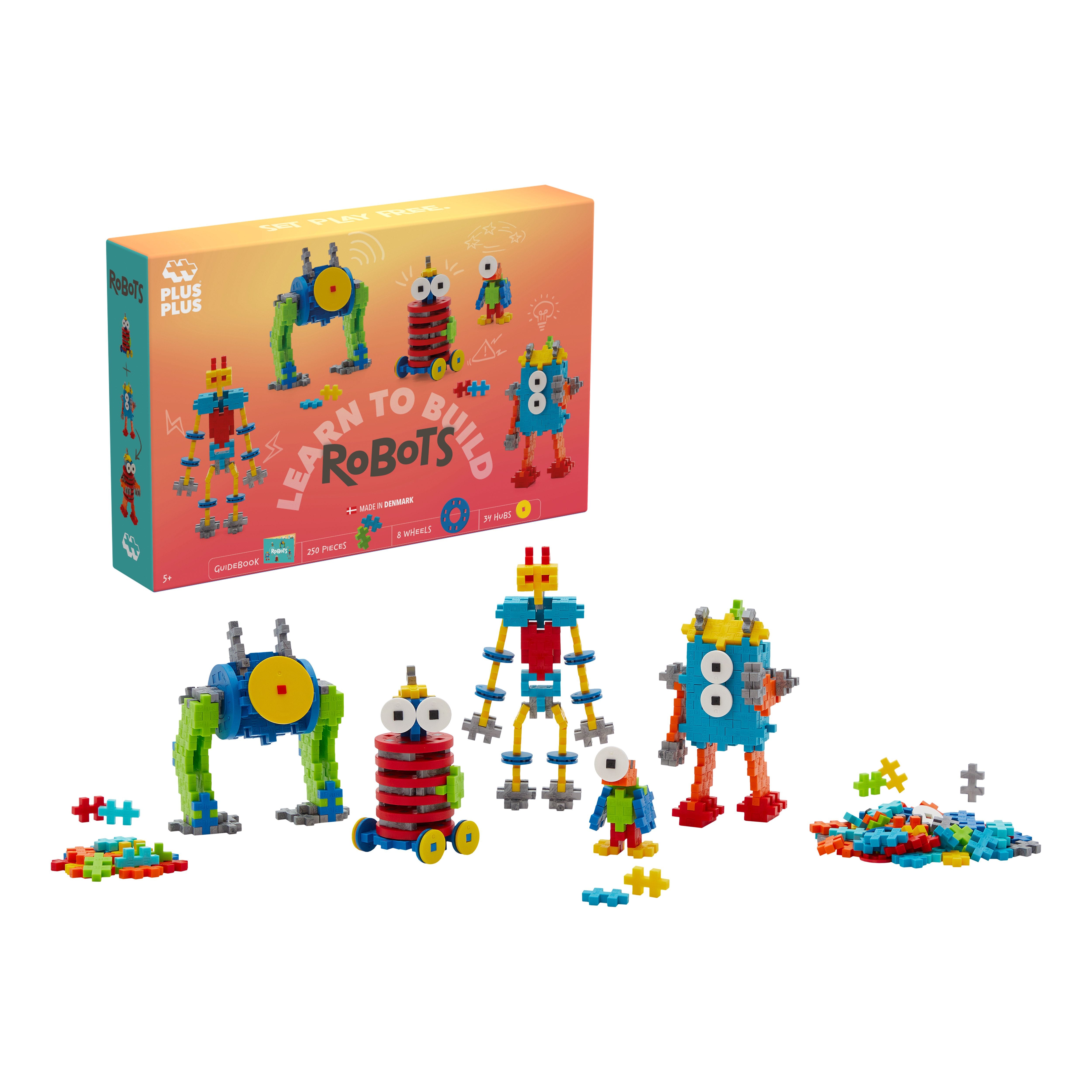 Kit découverte robots 250 pcs plus plus