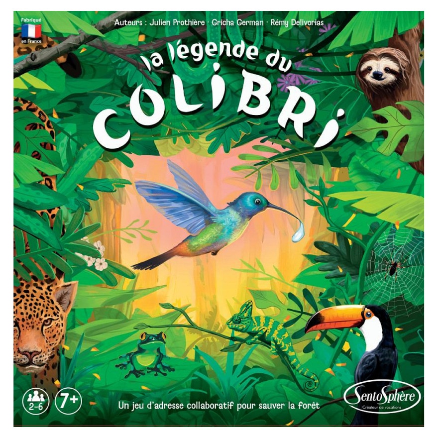 La legende du colibri jeu familial