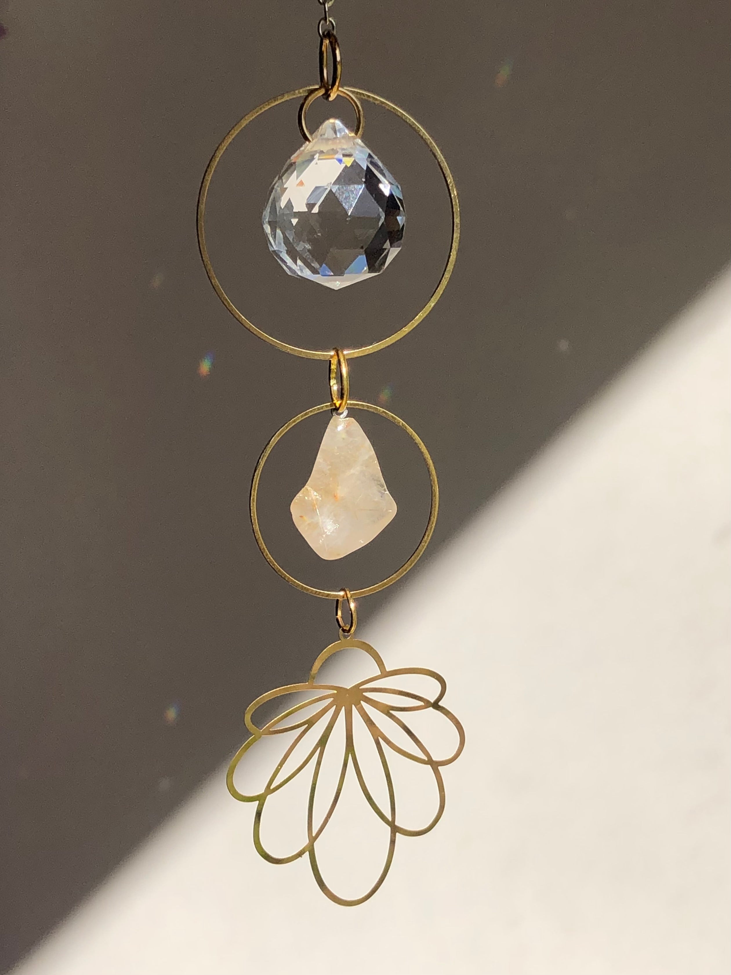 Attrape soleil suncatcher - lotus