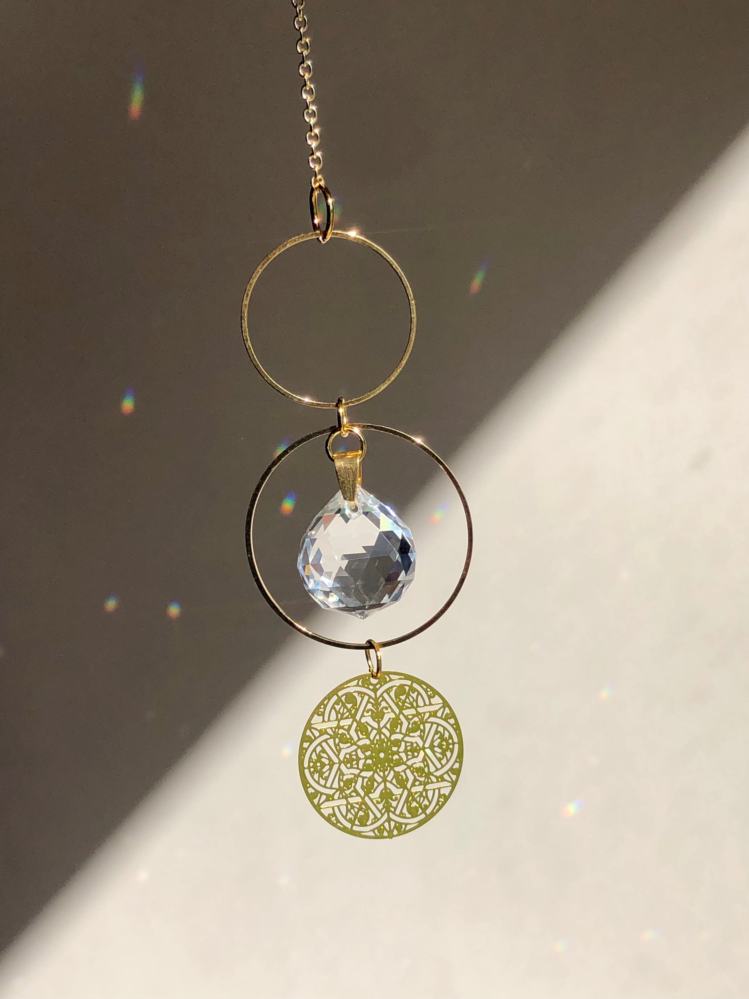 Attrape soleil suncatcher - rosace