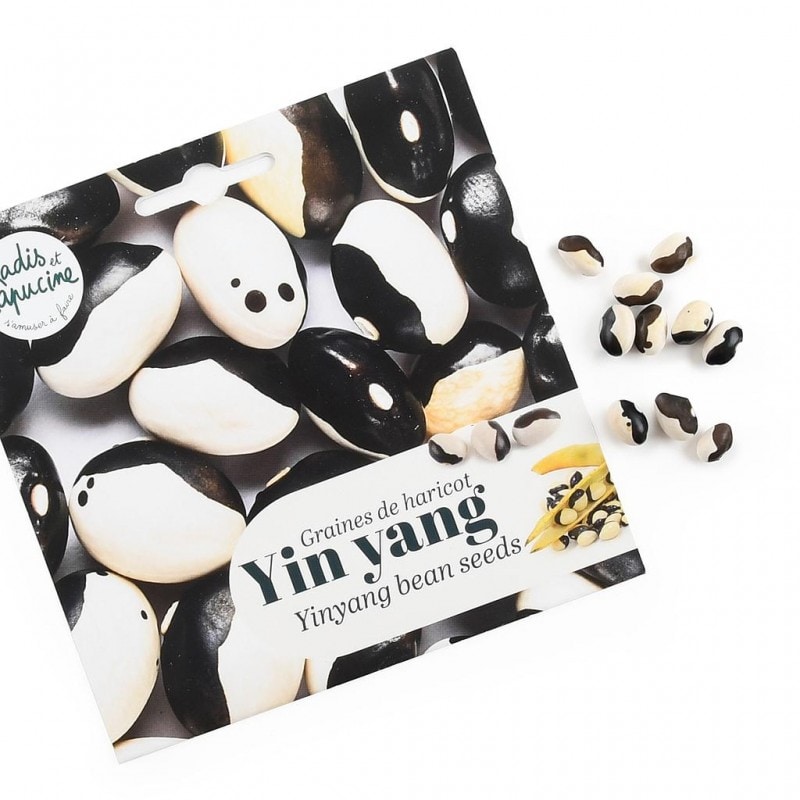 Haricot yin yang comestible en sachet