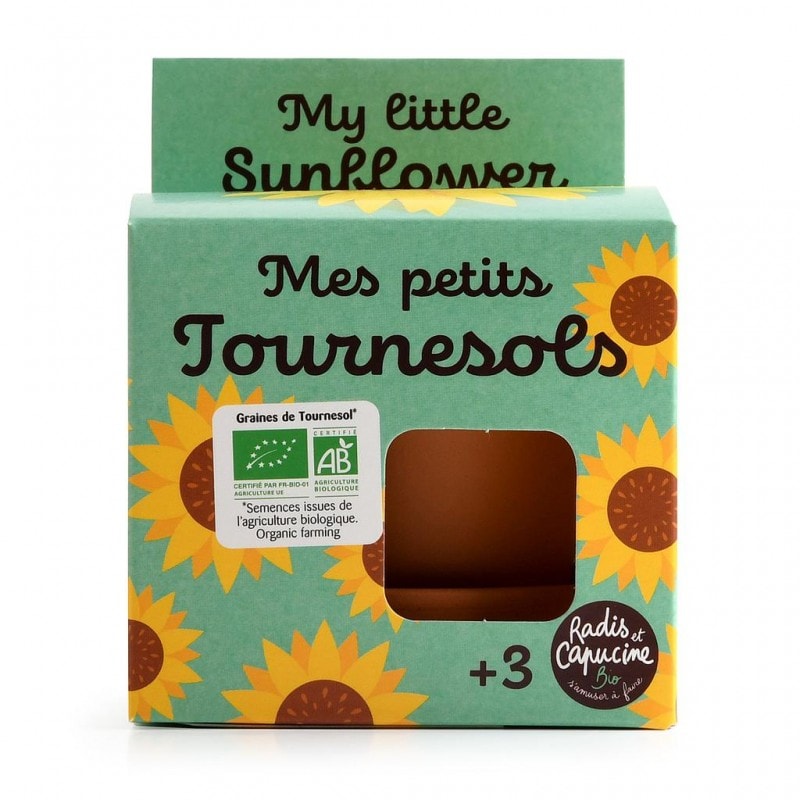 Kit jardinage enfant - tournesol bio