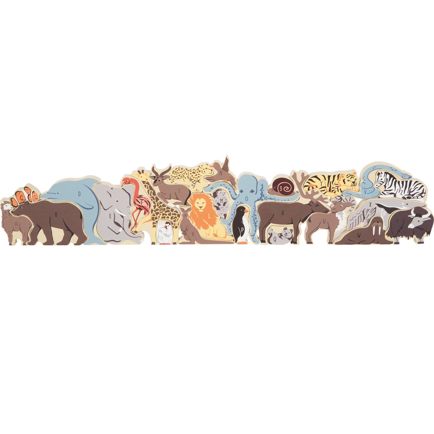 Puzzle de lettres animaux