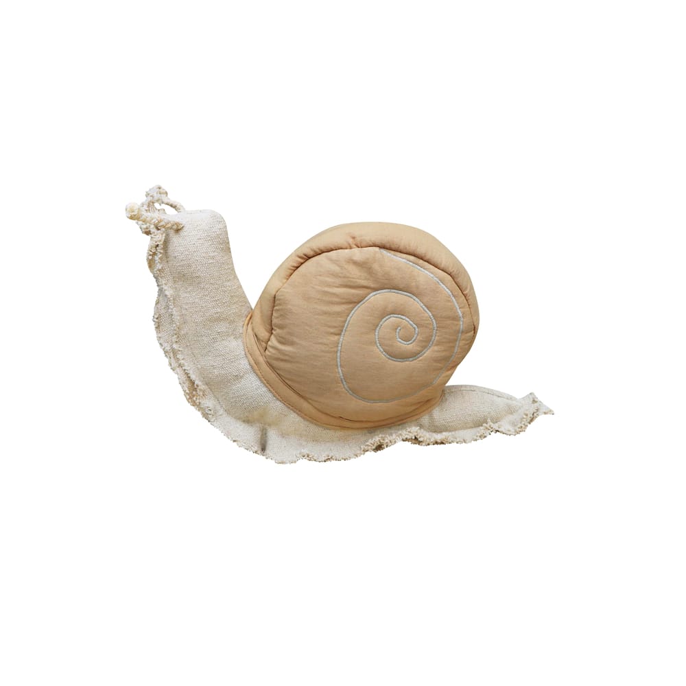 Coussin escargot paresseux 22x10x40 cm