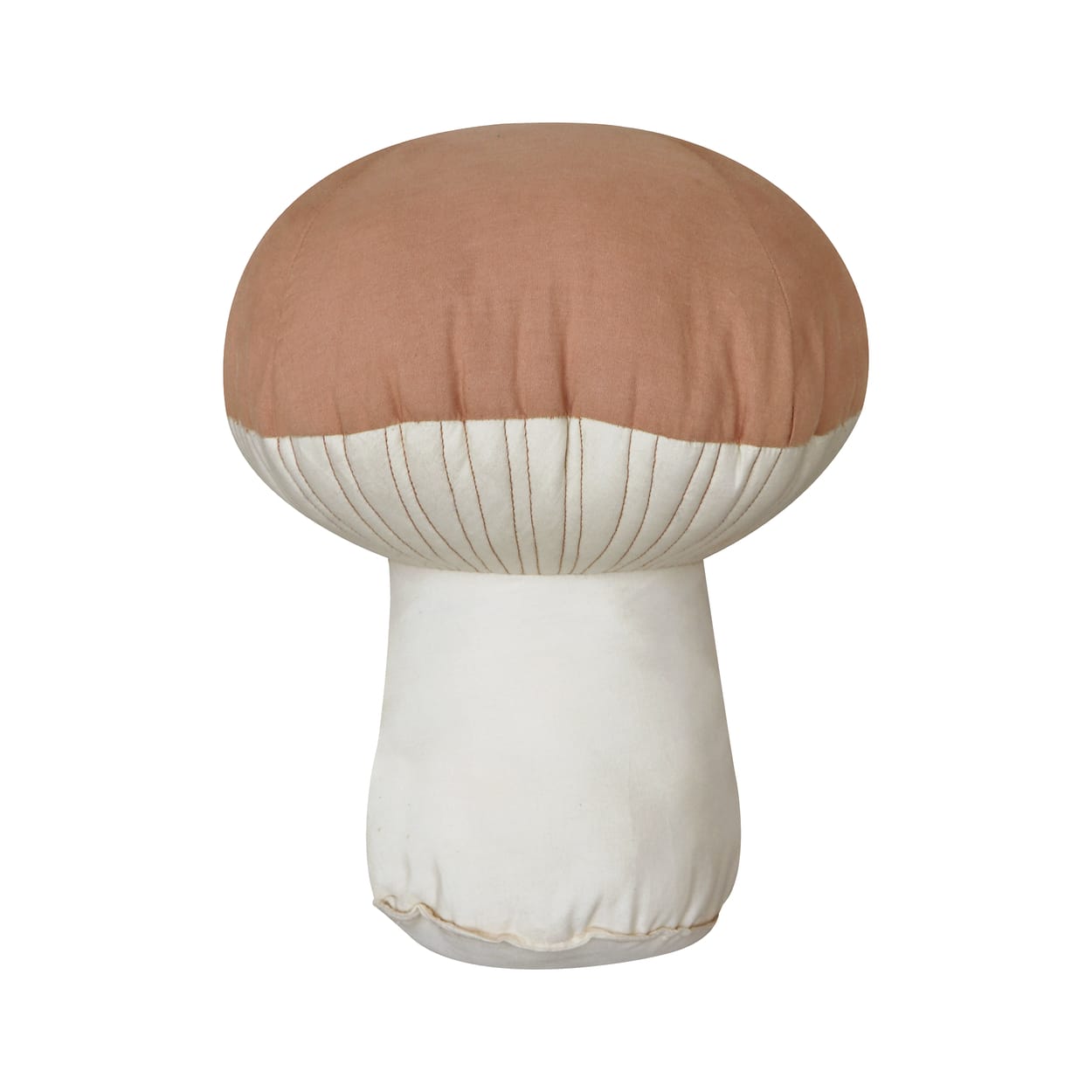 Coussin boletus en coton 30x25x25 cm