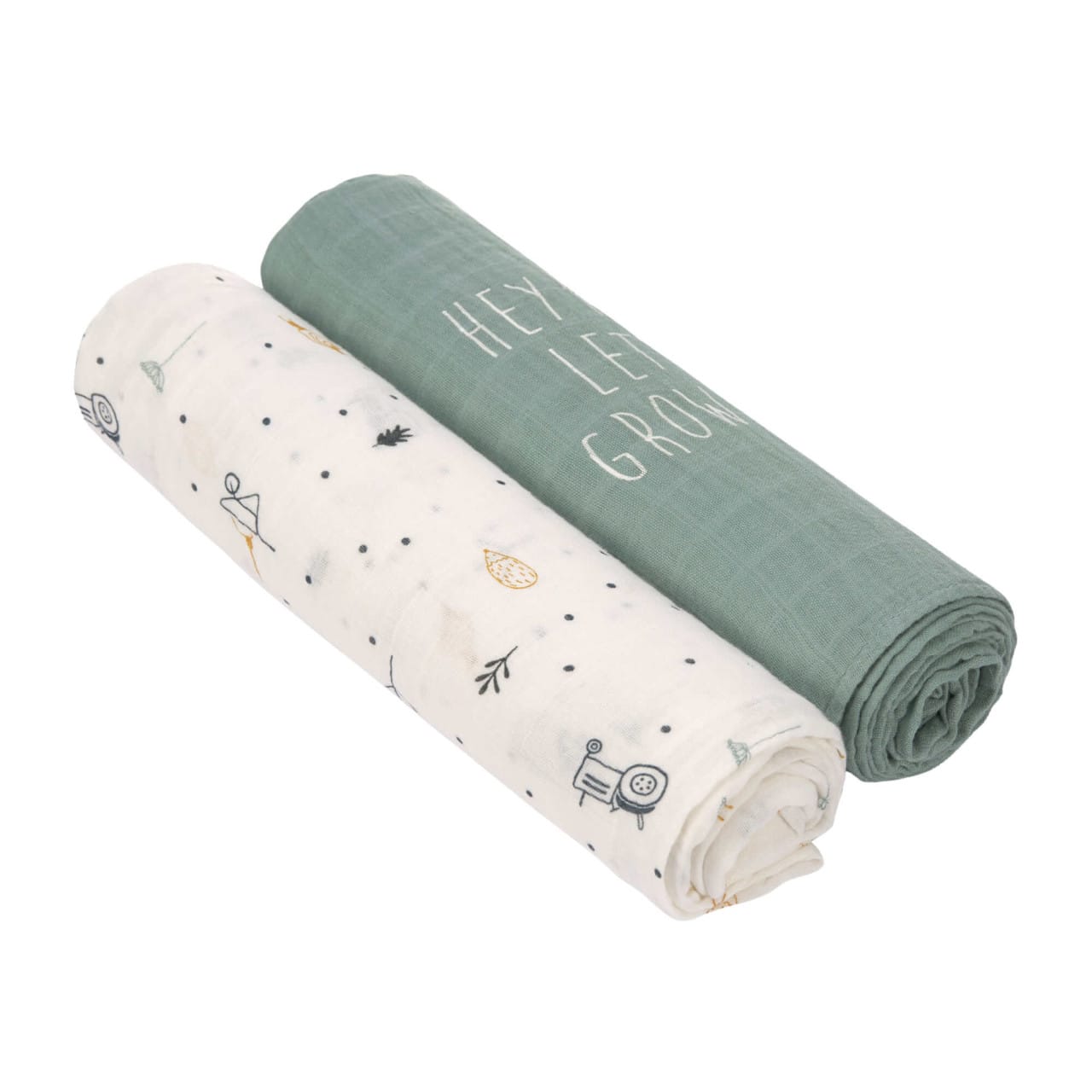 Lot de 2 maxi langes en mousseline