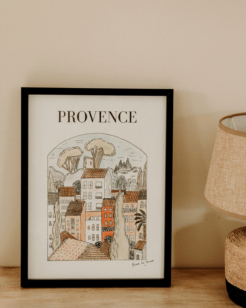 L'illustration provence - avec cadre