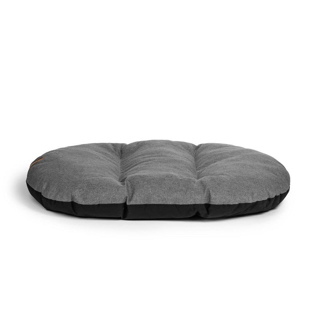 Pemea, coussin chien moelleux gris l