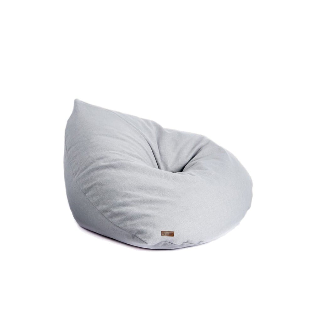 Nukua, lit pouf gris pour chien chat xl