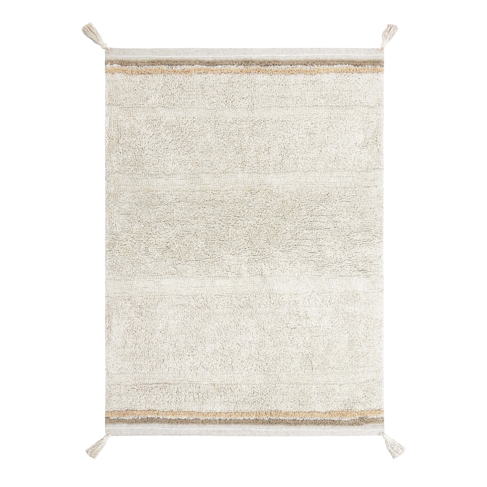 Tapis lavable en conton naturel 120x160c