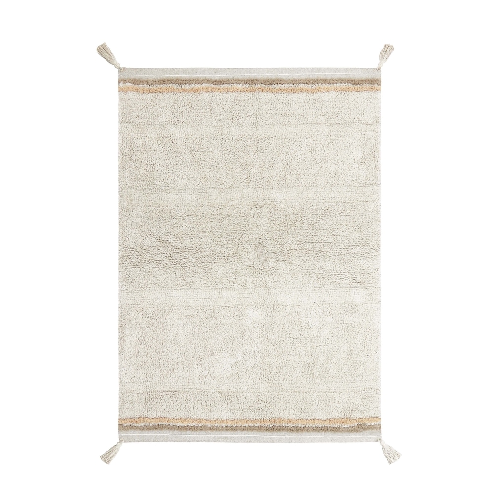 Tapis lavable en coton naturel 90x130 cm