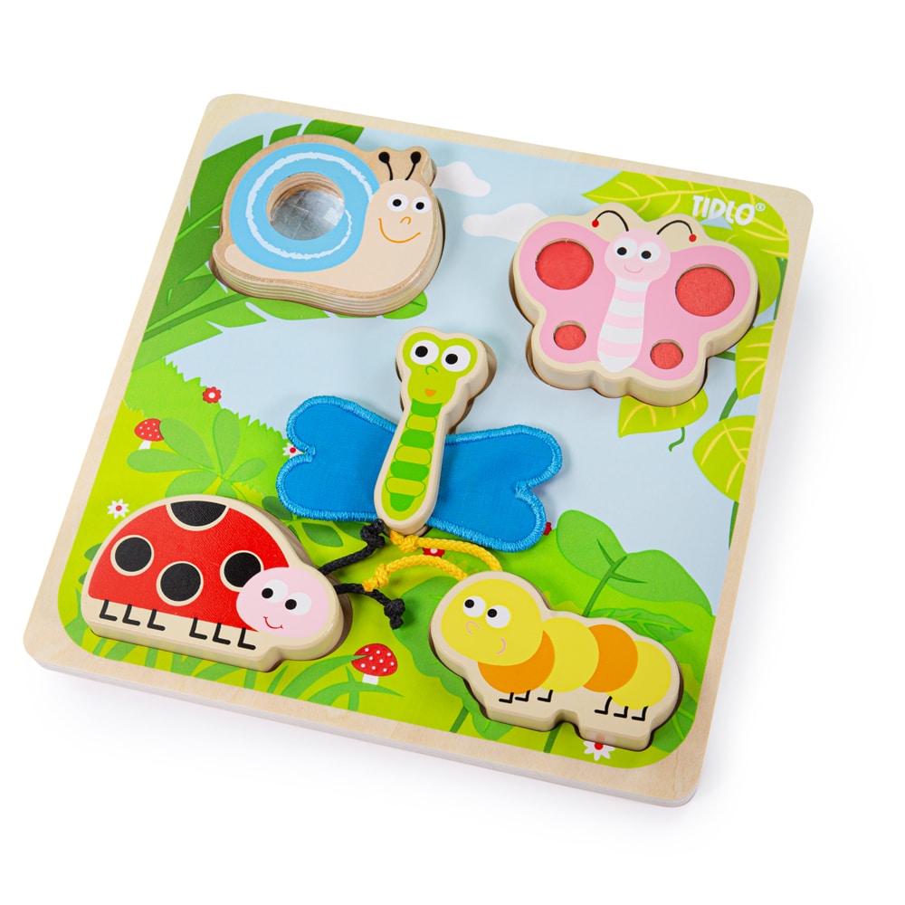 Puzzle d'insectes tactile et palpable