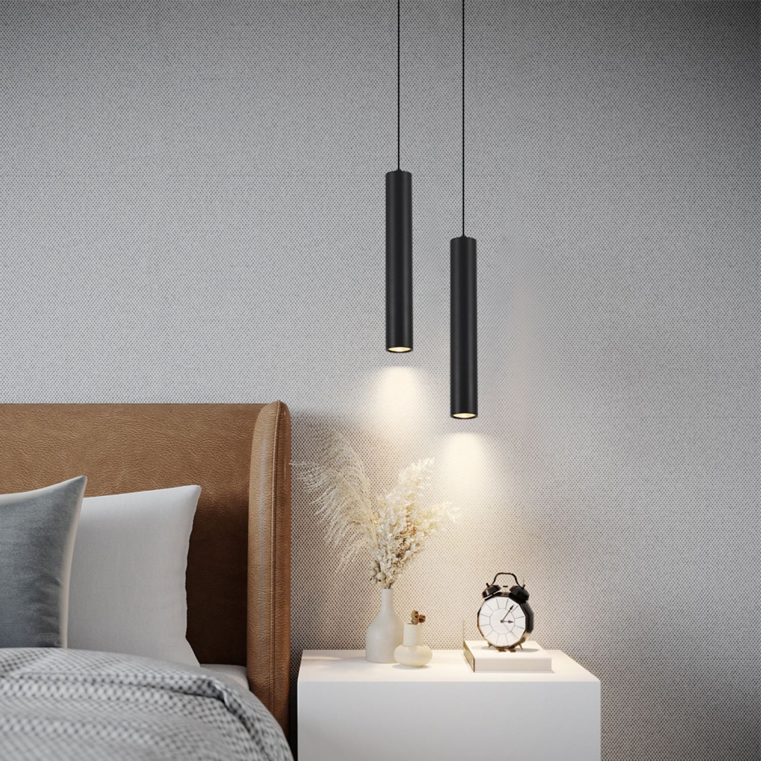 Lampe suspendue flaklana noire