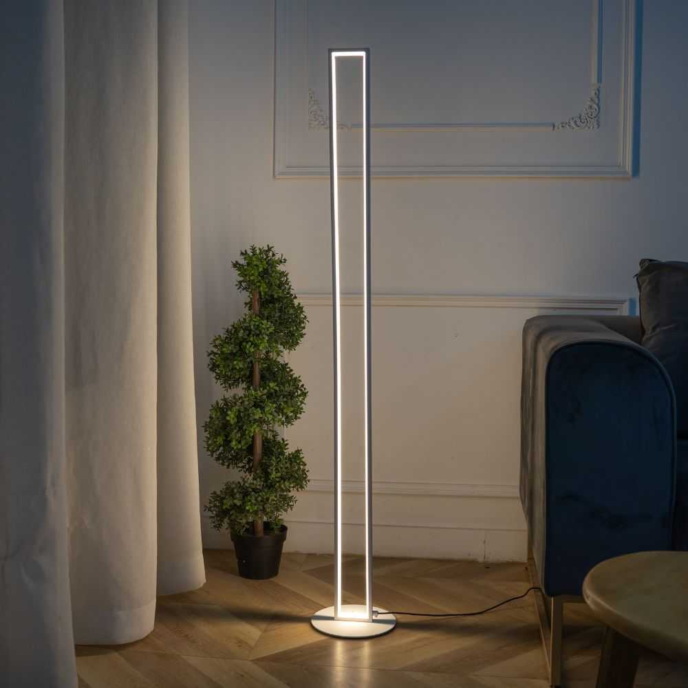 Lampadaire silta blanc