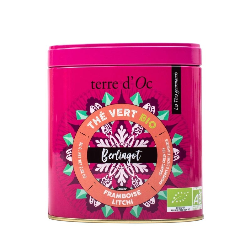 Thé vert bio framboise litchi