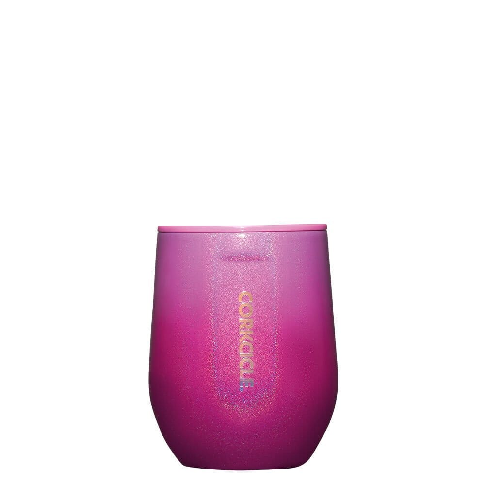 Mug isotherme 35cl -rose pailleté