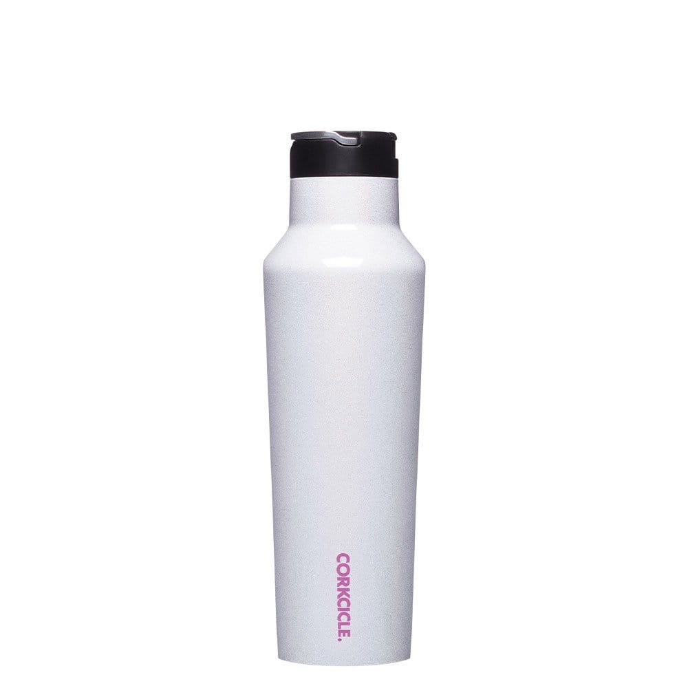 Bouteille isotherme 57cl -blanc pailleté