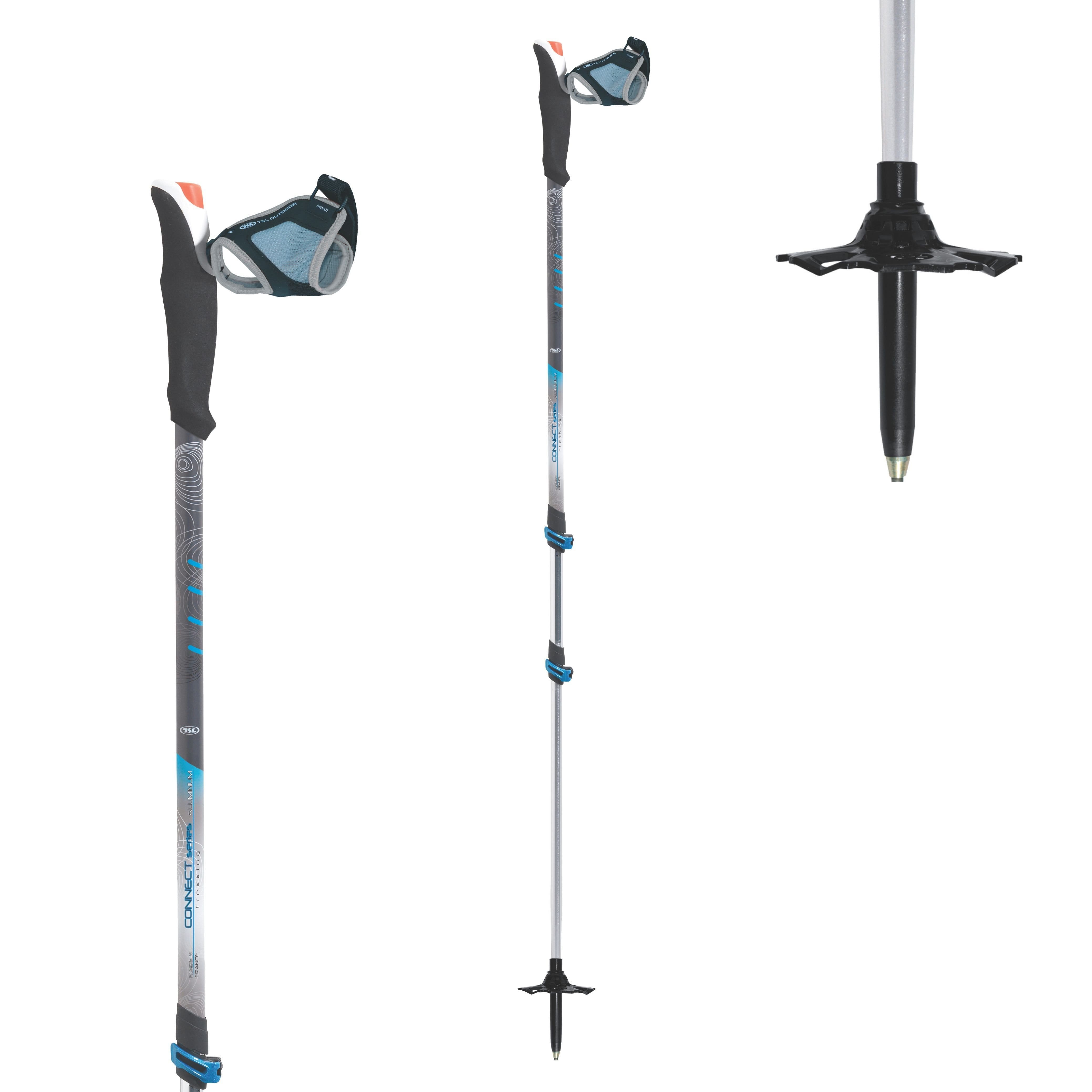 Bâtons trekking tsl connect alu3 li twt