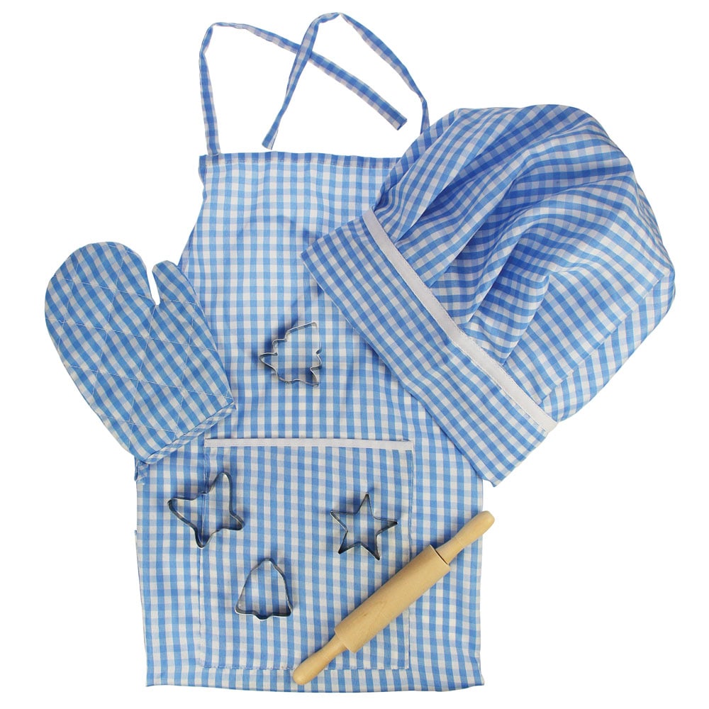 Ensemble de chef bleu pour enfants