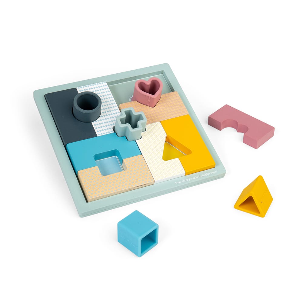 Jeu de puzzle et de formes 2 en 1