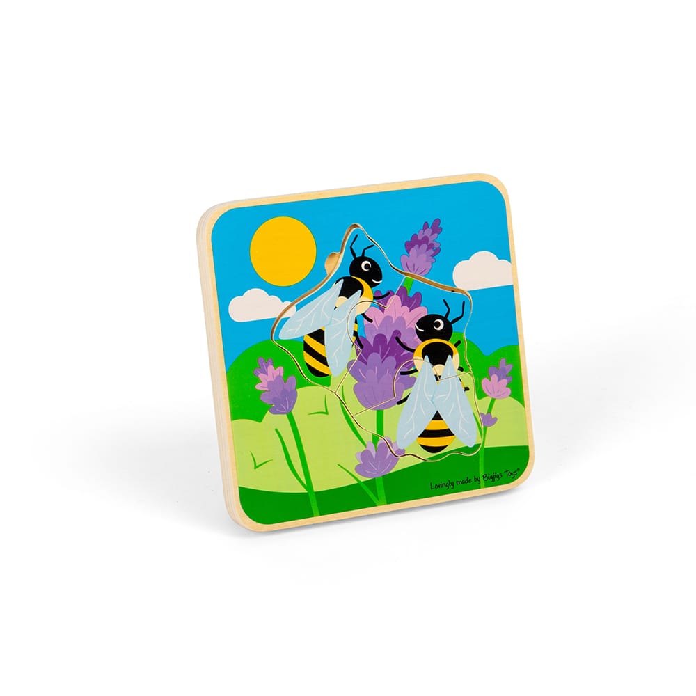 Puzzle du cycle de vie - abeille