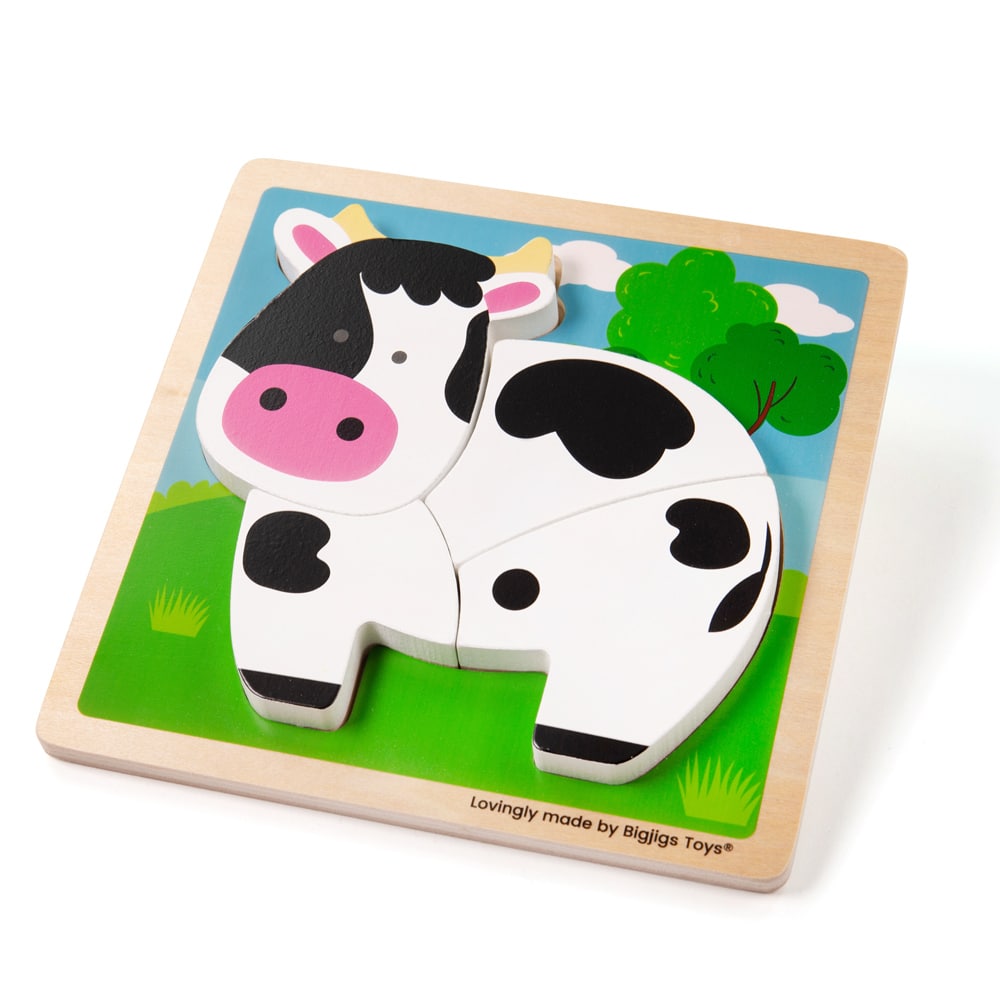 Gros puzzle à soulever - vache