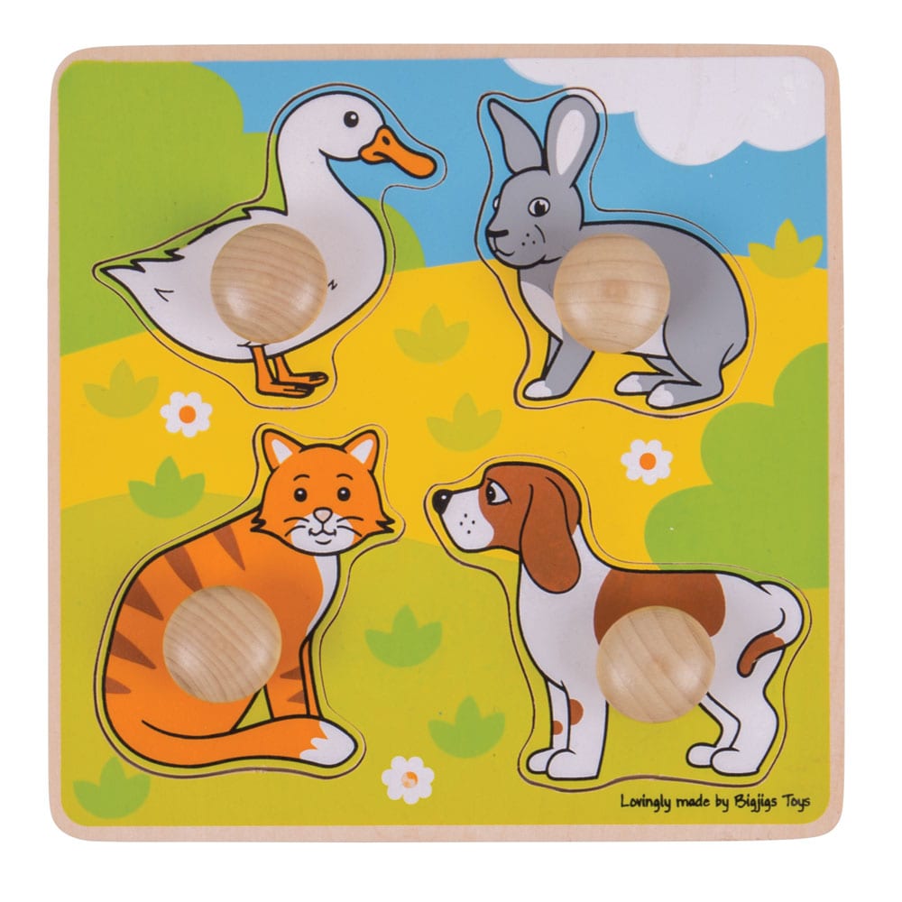 Mon premier puzzle à chevilles - animaux