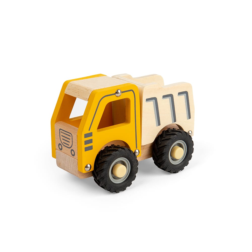 Mini camion-benne en bois