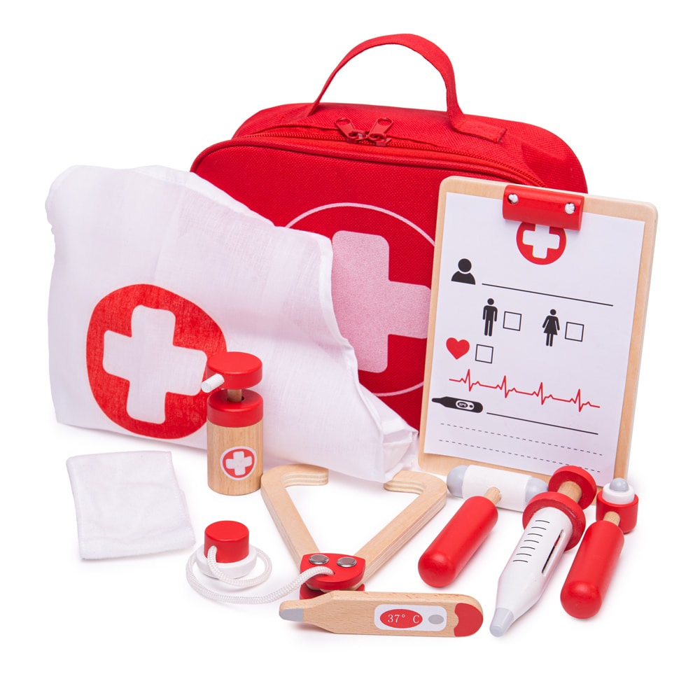 Sac et accessoires du médecin