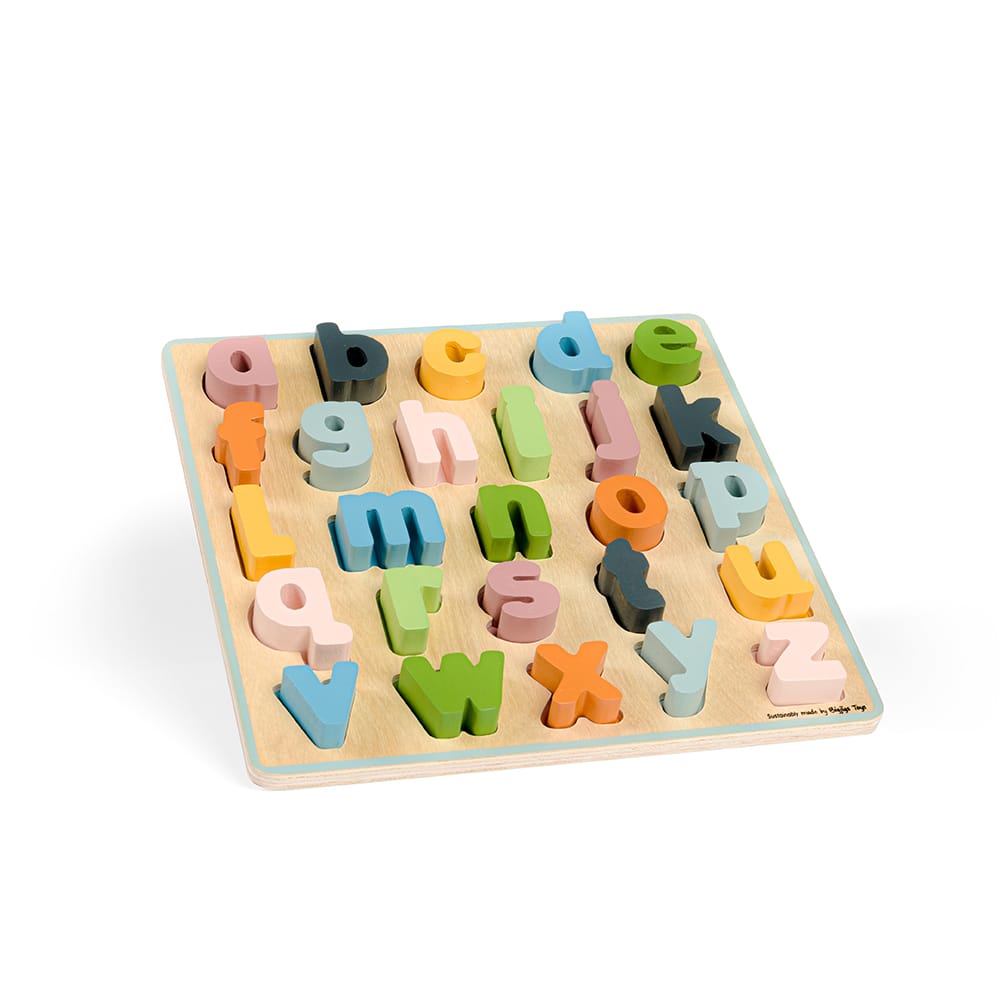 Puzzle abc minuscule en bois