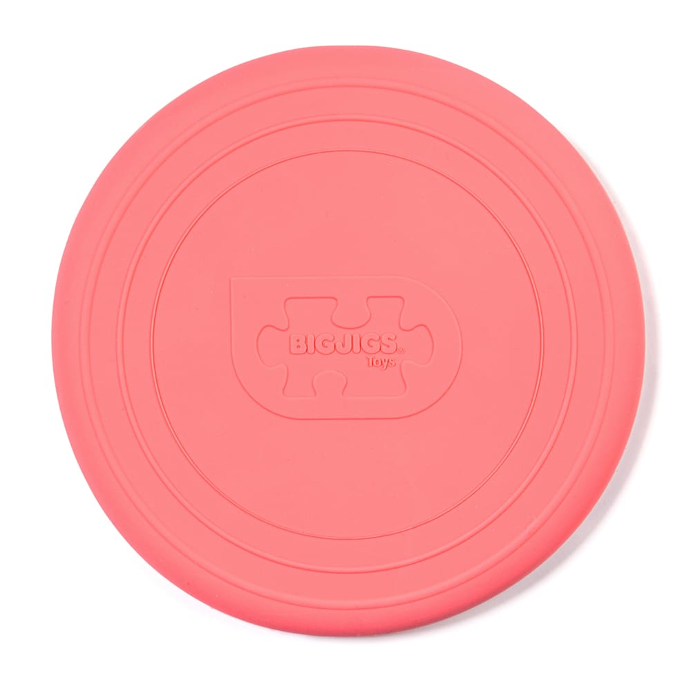 Disque volant en silicone rose