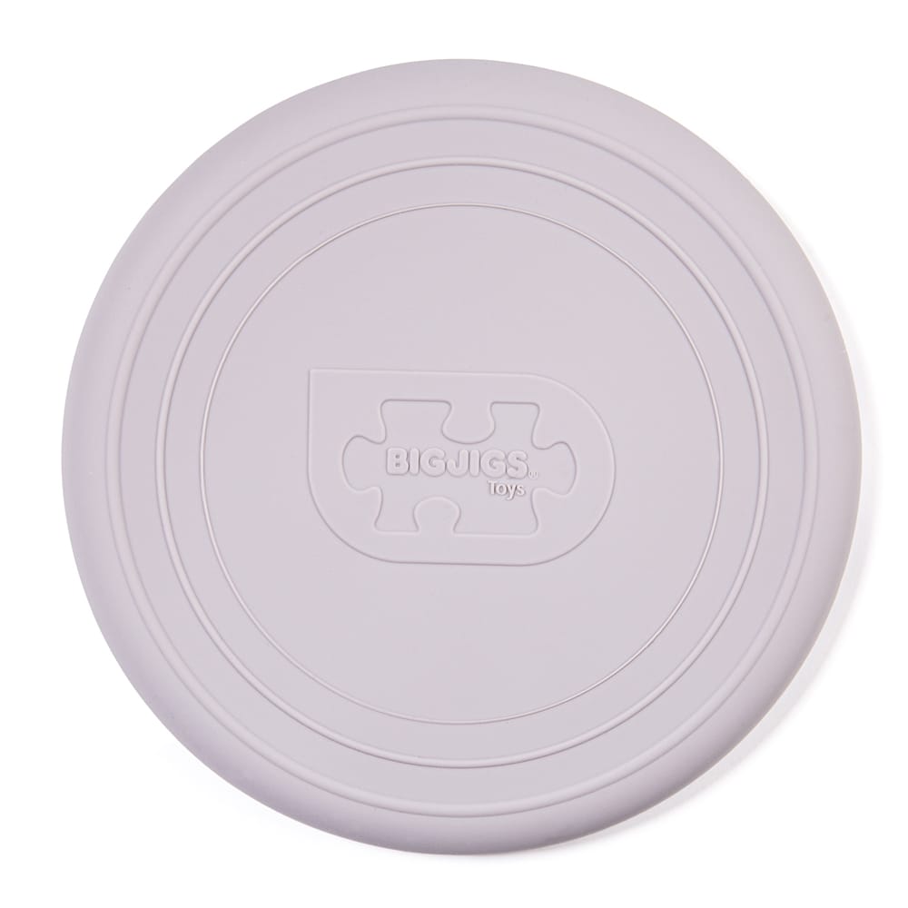 Disque volant en silicone gris