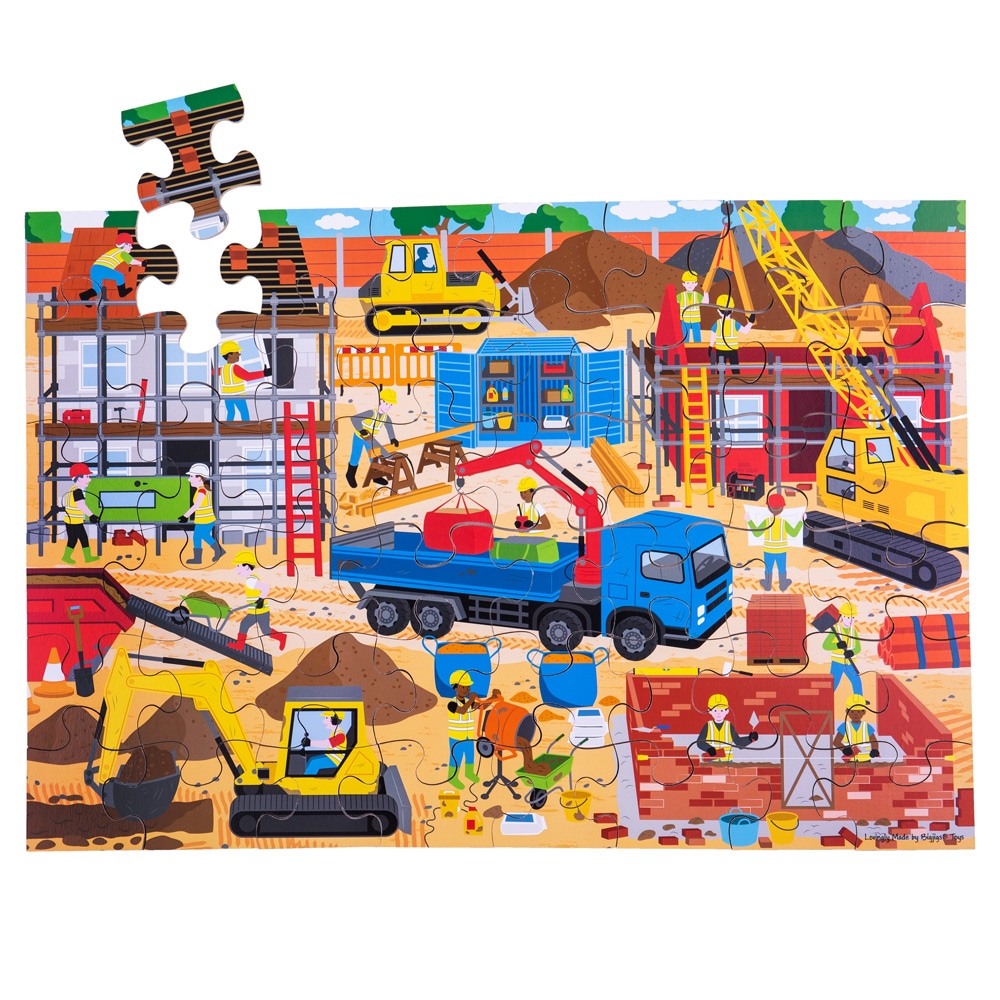 Puzzle de sol de chantier