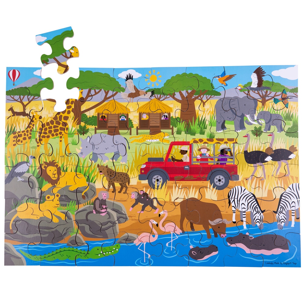 Puzzle de sol aventure africaine