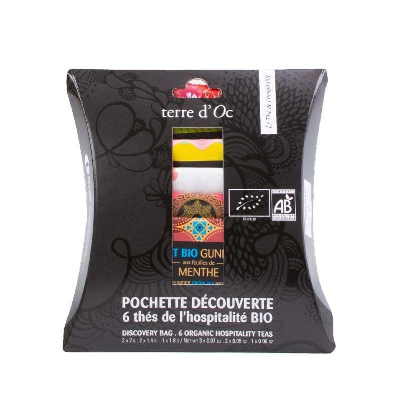 Pochette découverte 6 sachets de thés d