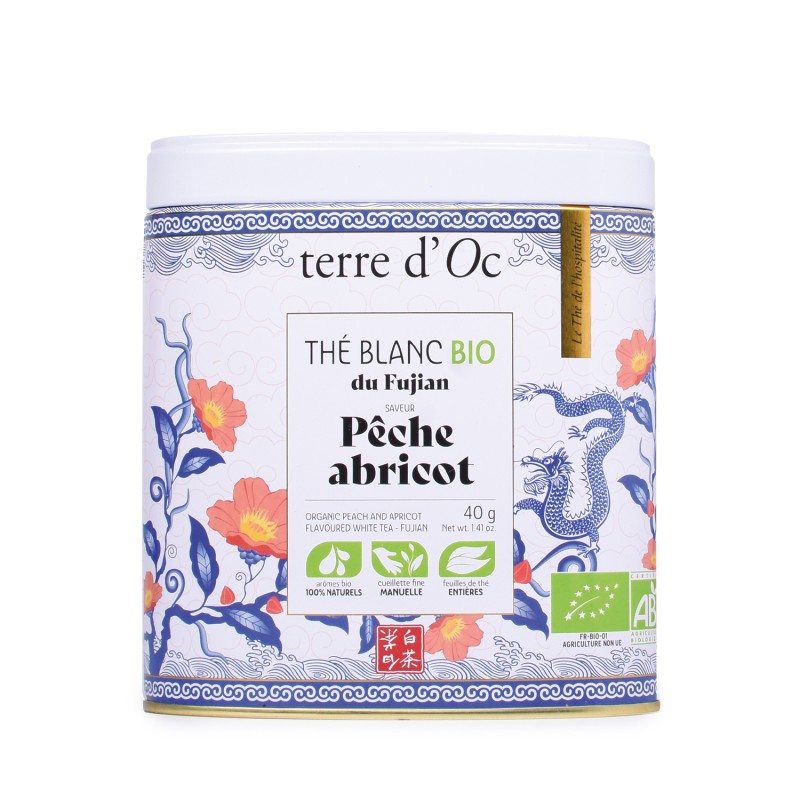 Thé blanc bio pêche abricot