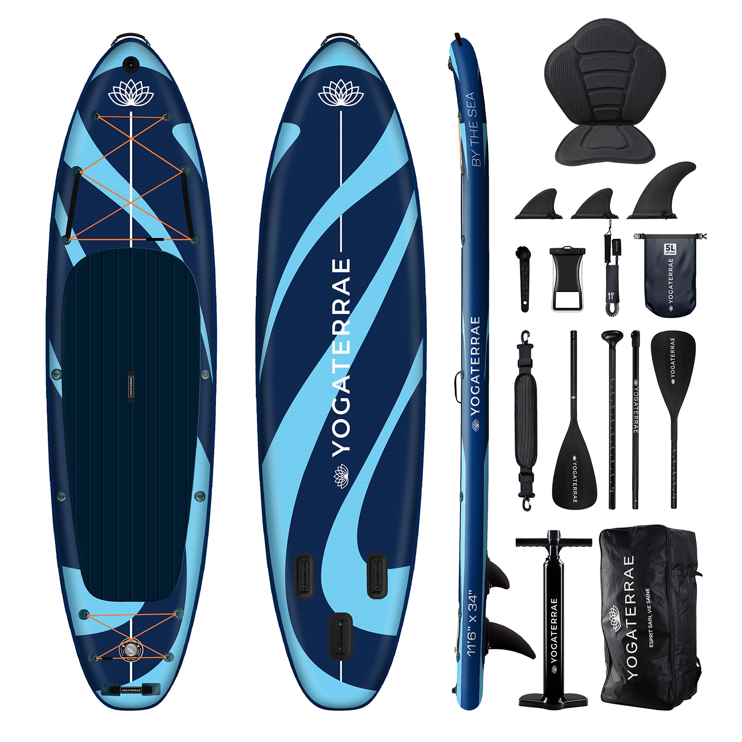 Stand up paddle 11'6'' ocean-yoga-kayak