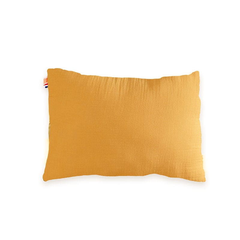 Coussin rectangle en coton bio honey Beige