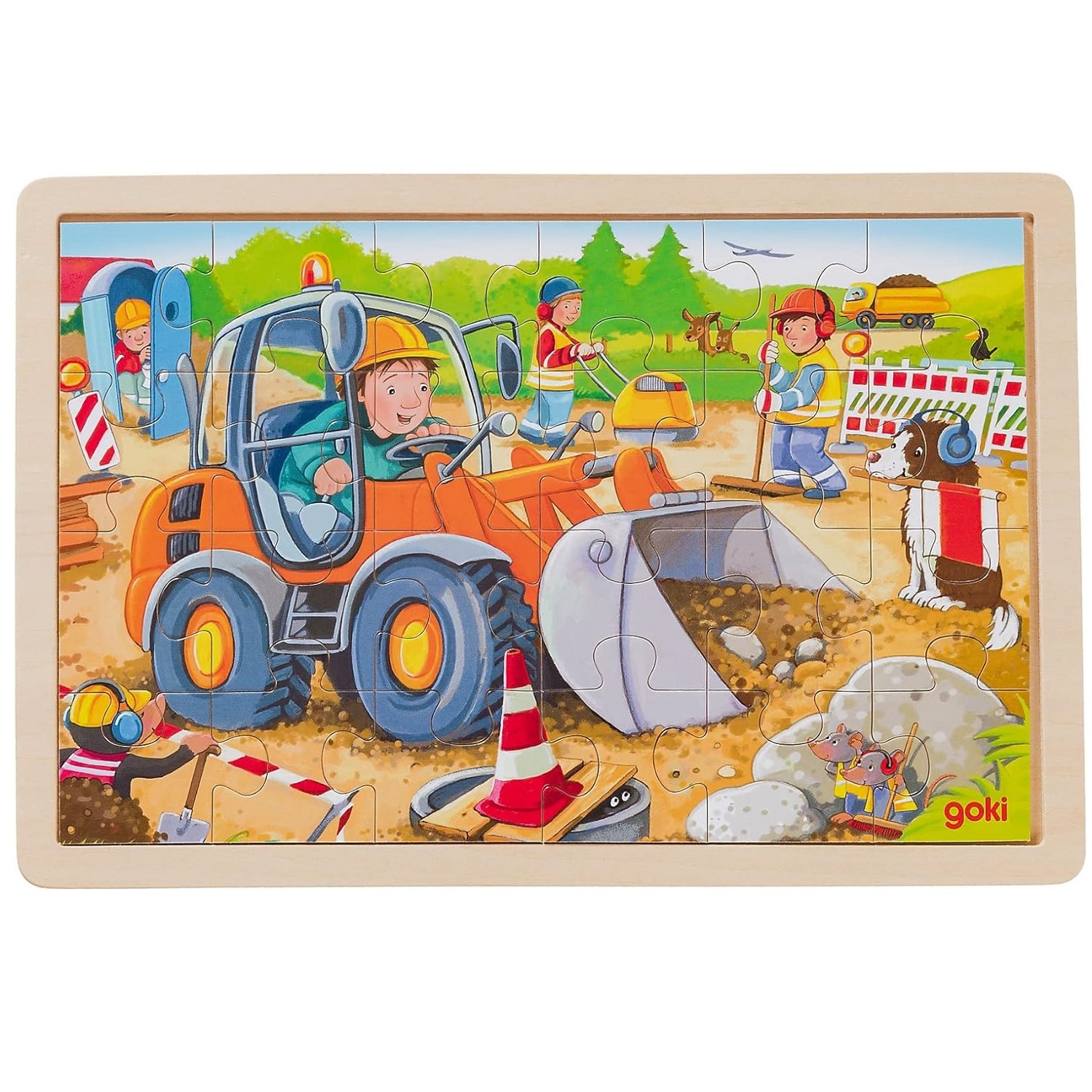 Puzzle chantier 24 pcs