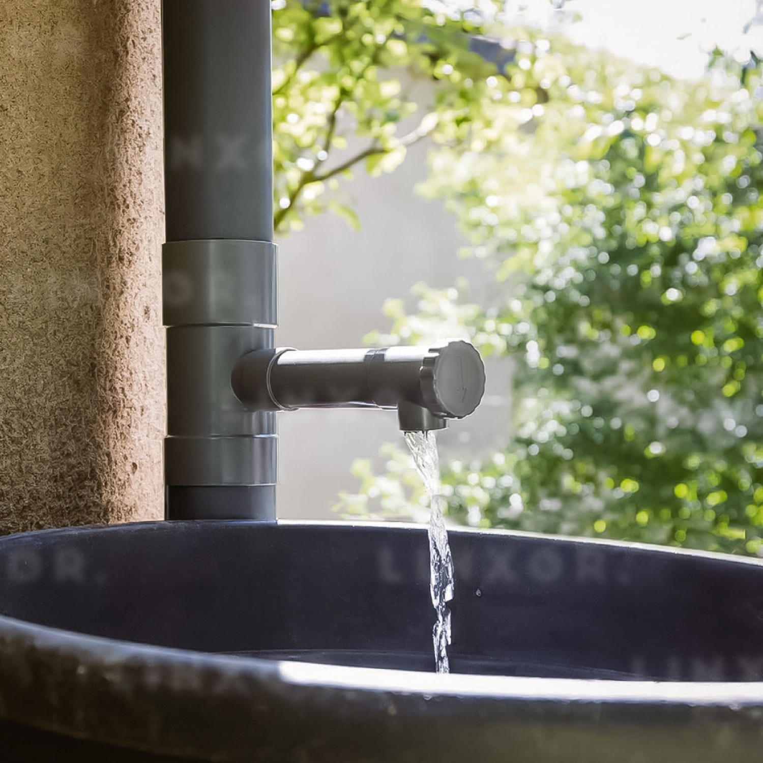 Récupérateur d'eau de pluie gouttière