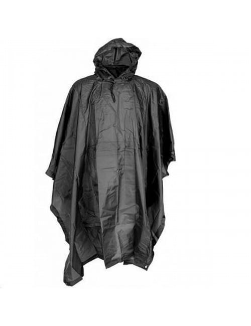 Poncho fostex ripstop noir