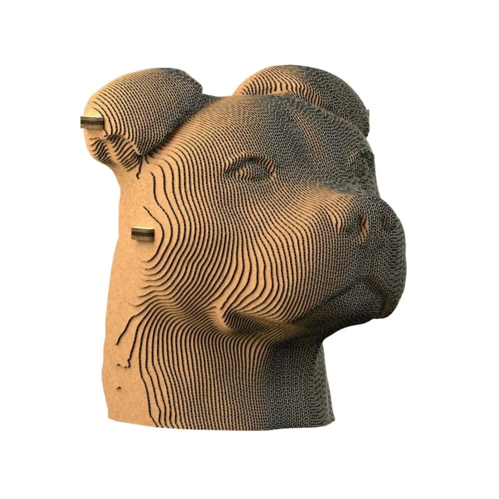 3d sculpture puzzle en carton staffy