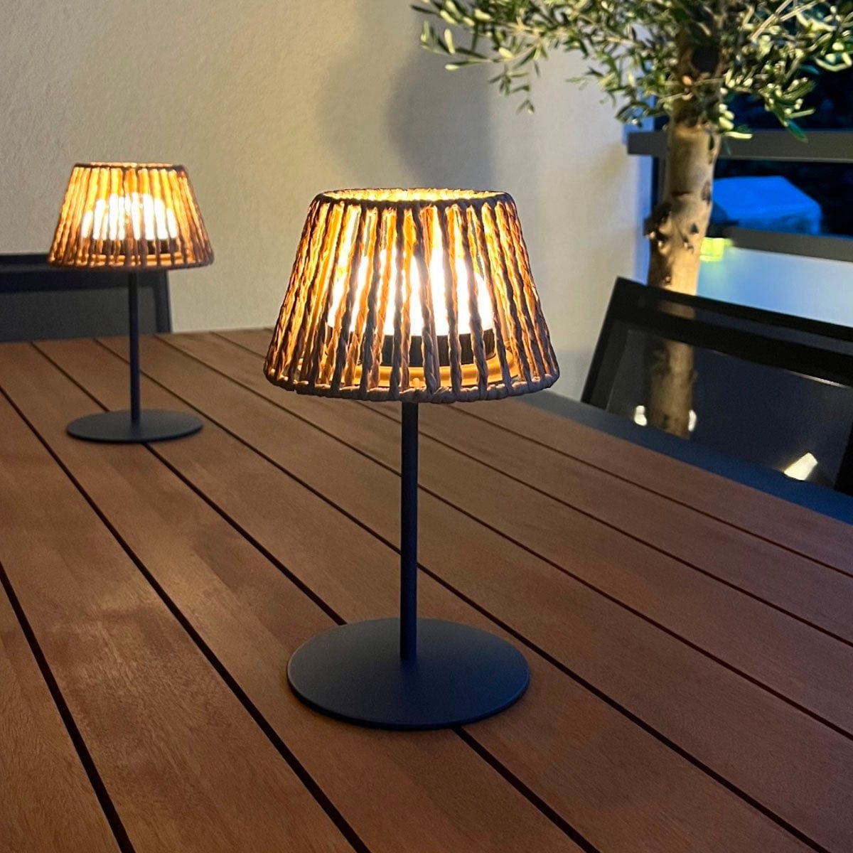 Lot de 2 lampes de table twins raffy