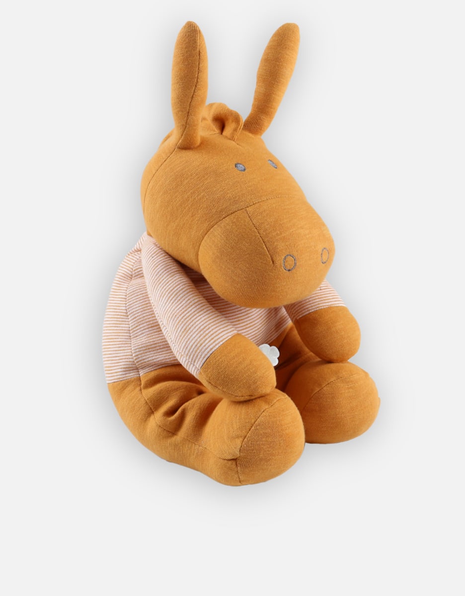 Peluche coton bio 40cm paco ocre