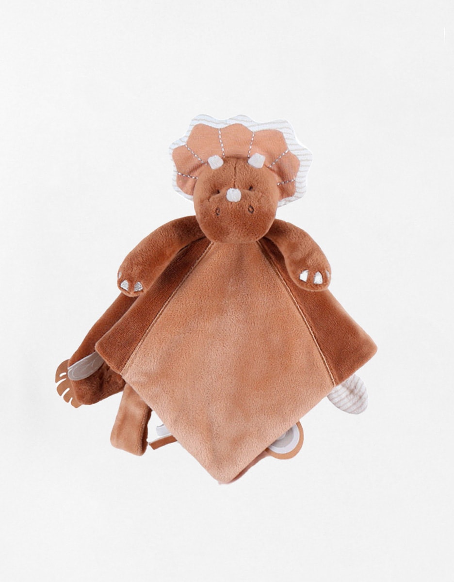 Doudou ops en veloudoux, cannelle