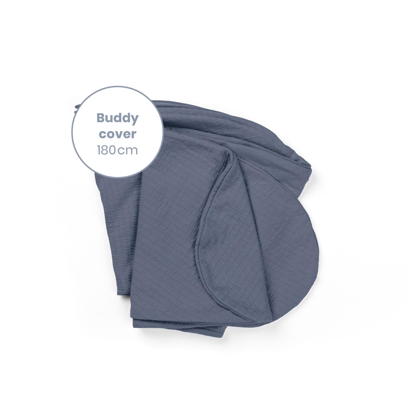 Housse coussin de grossesse buddy blue