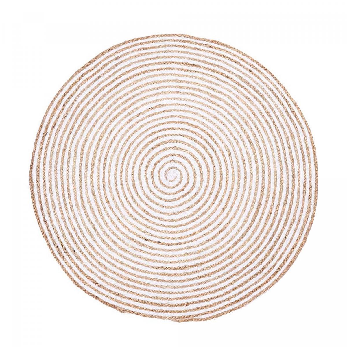 Tapis rond 60x60 rond blanc