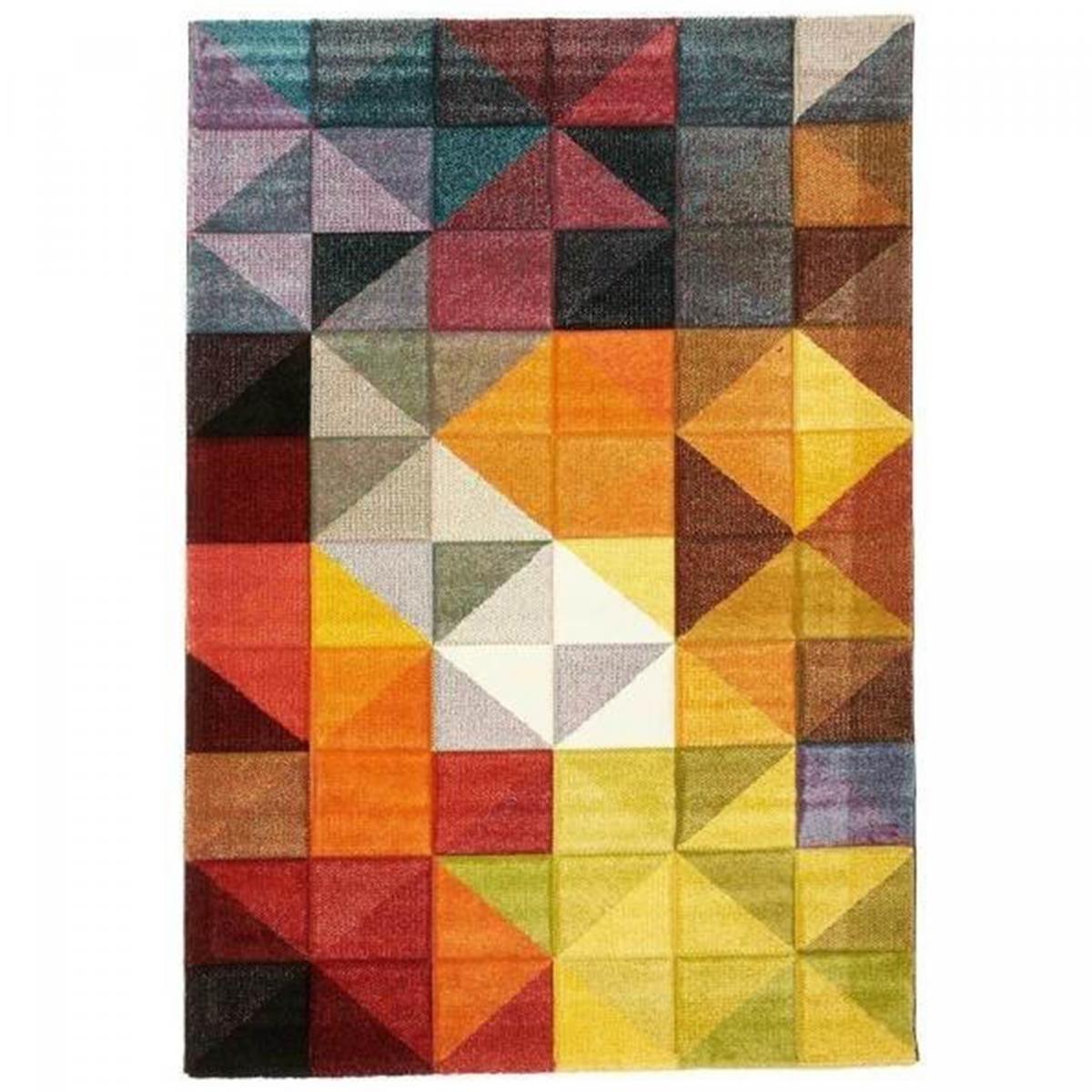 Tapis salon 160x230 multicolore