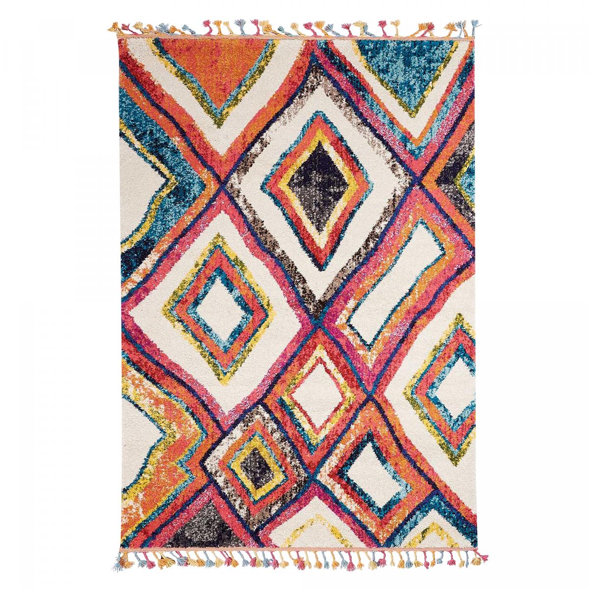 Tapis berbère style 40x60 multicolore